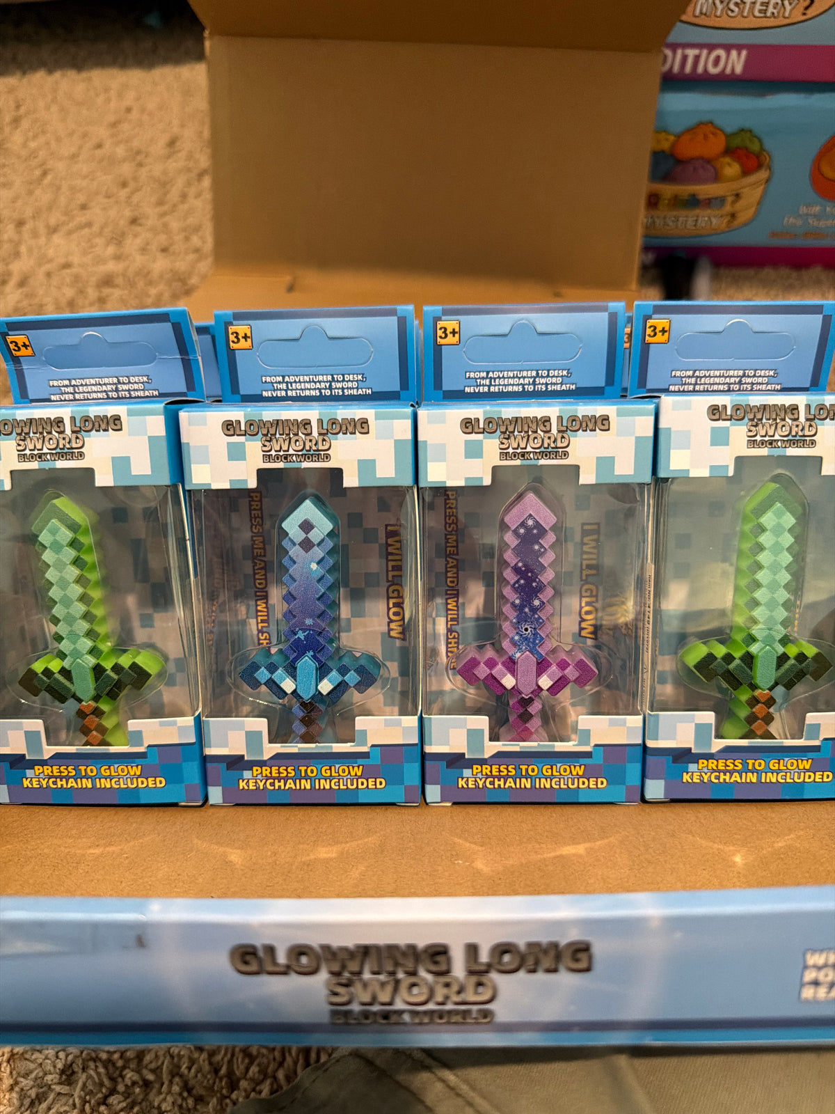 Light up Sword keychain