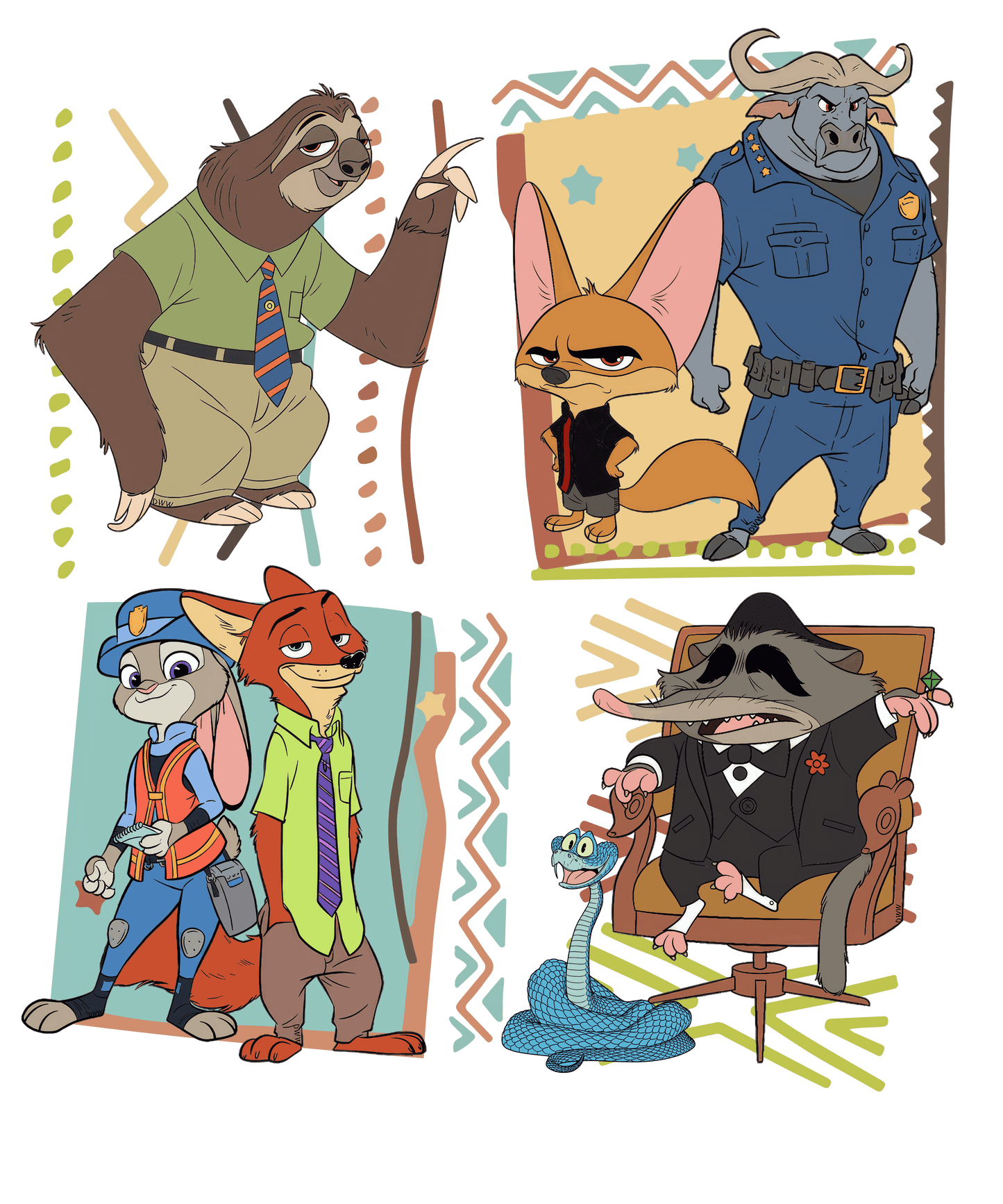 Z-topia set 2 designs