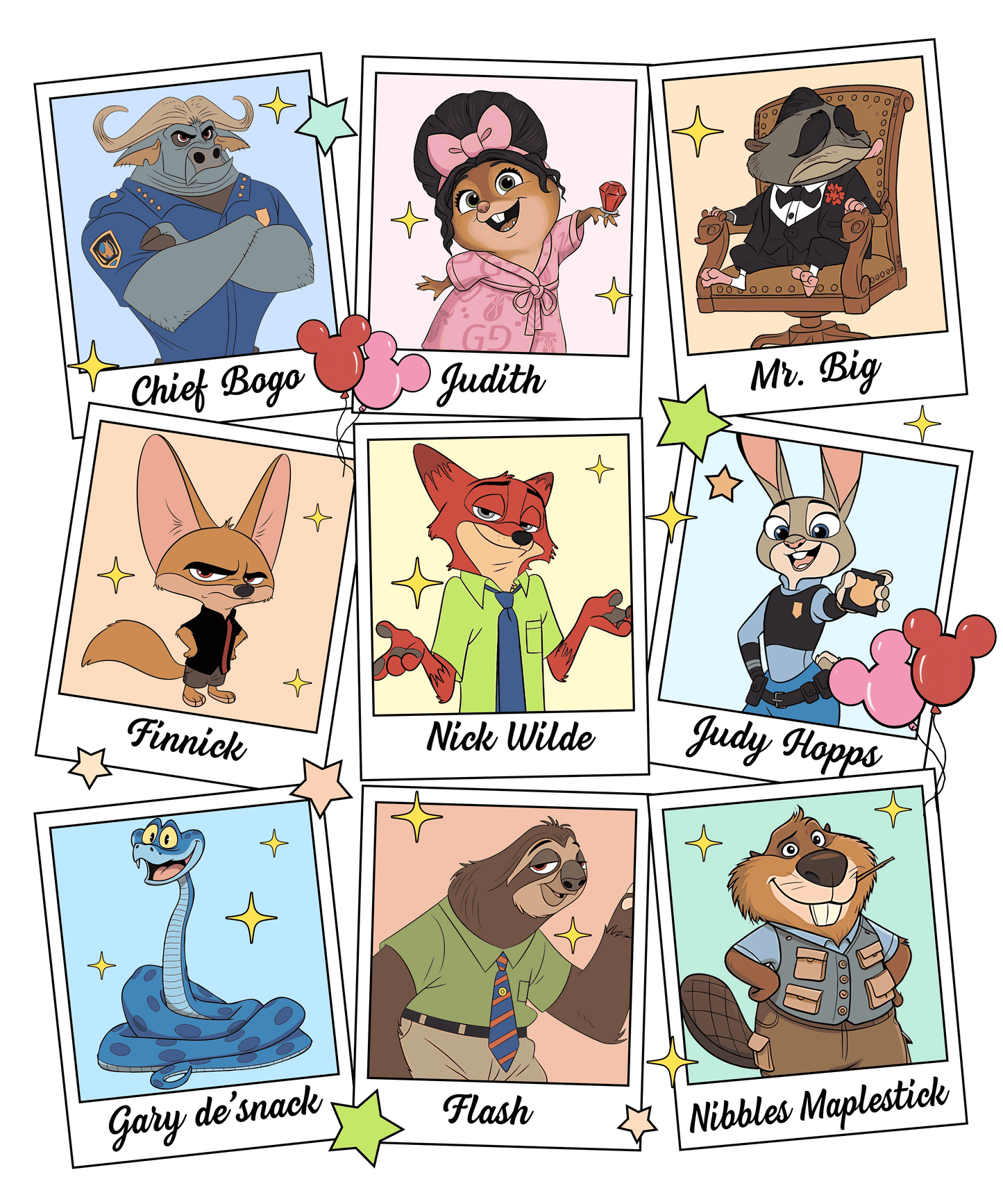 Z-topia set 3 designs