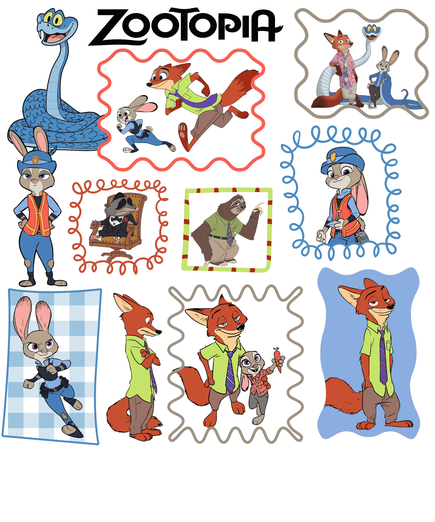 Z-topia set 4 designs