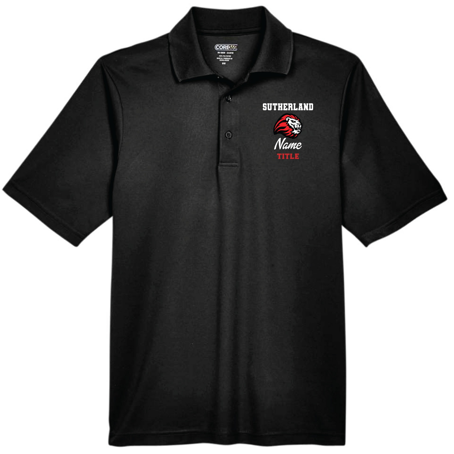 MEN'S Short Sleeve Embroidered Polo