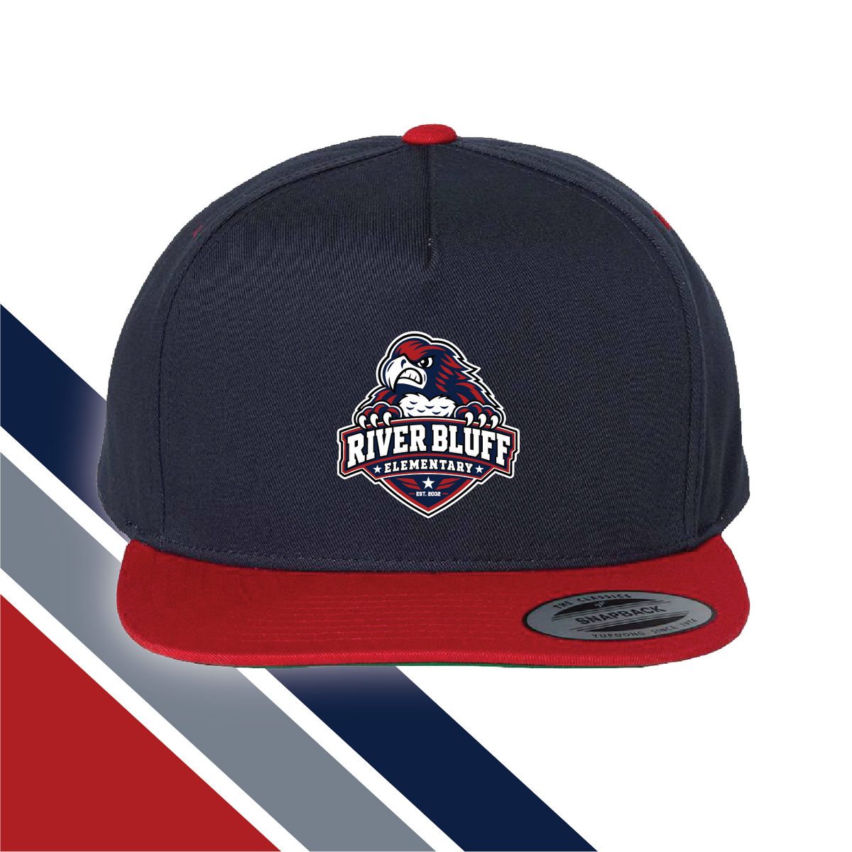 Falcon Hat - Navy/Red