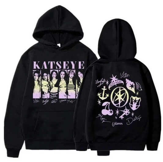KE Music Album Hoodie front/back